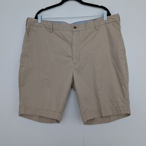Polo Ralph Lauren Pima Classic Fit Big And Tall Men's Tan Shorts Sz 42 Preppy